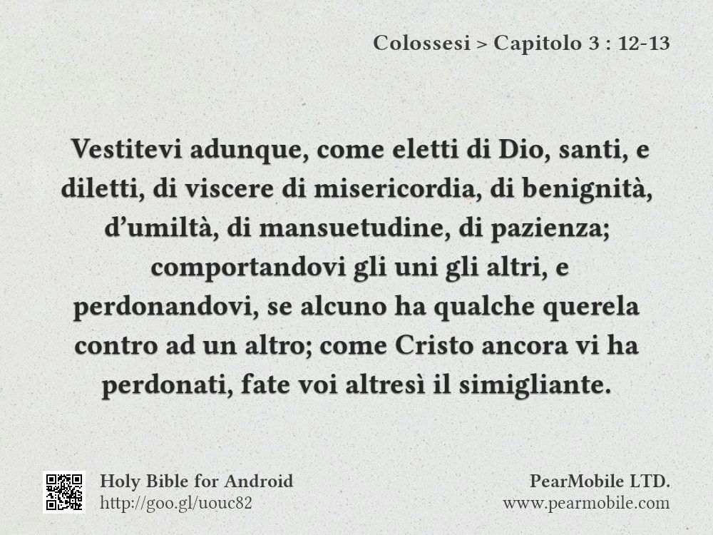 Colossesi, Capitolo 3:12-13